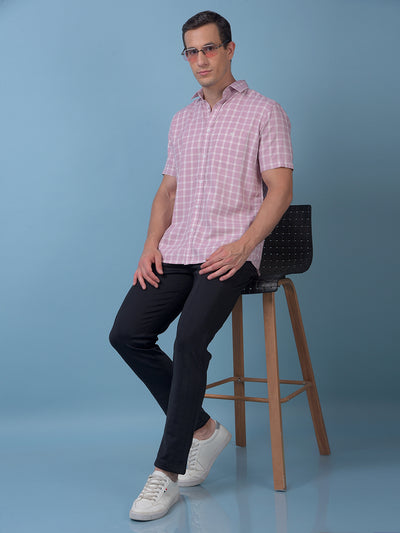 Classique Black Checked Trousers