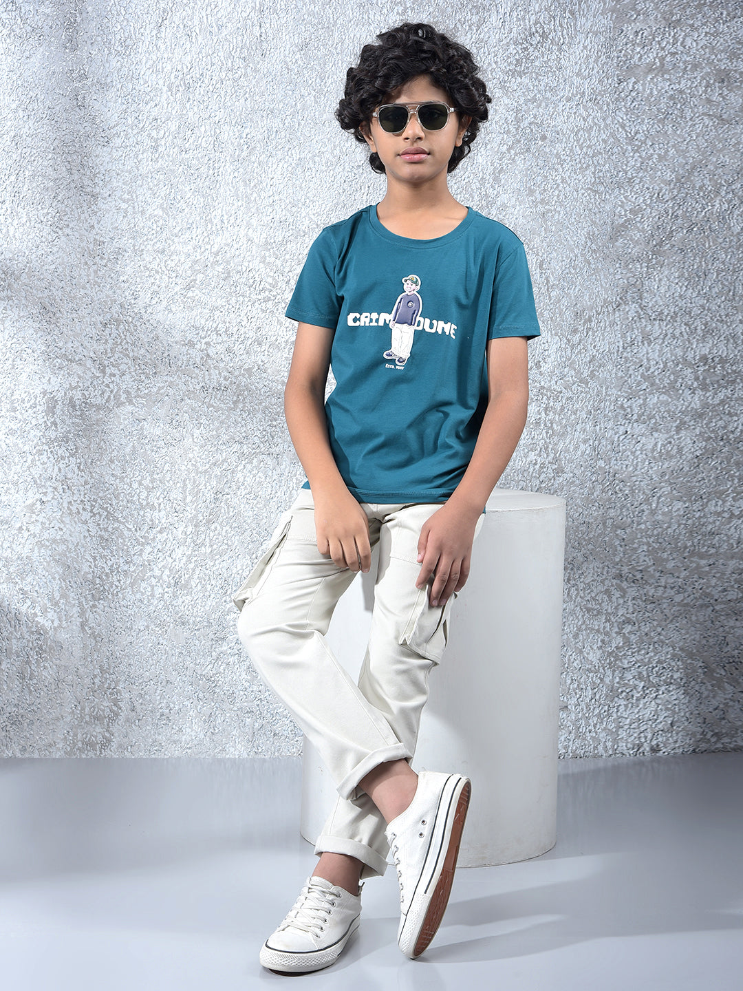 Green Graphic Print T-Shirt