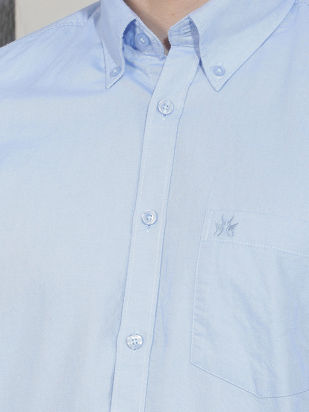 Sky Blue 100% Cotton Shirt