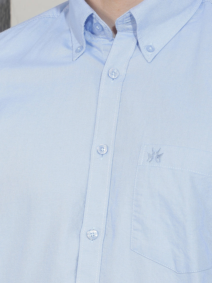 Sky Blue 100% Cotton Shirt