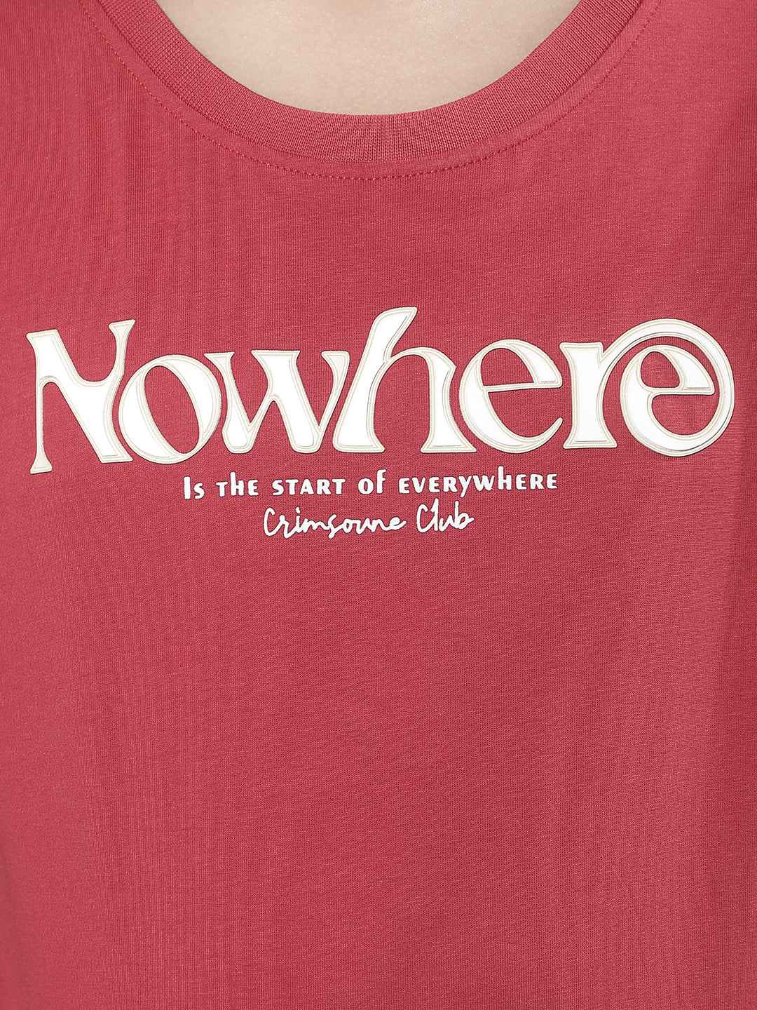 Red Graphic Print T-Shirt
