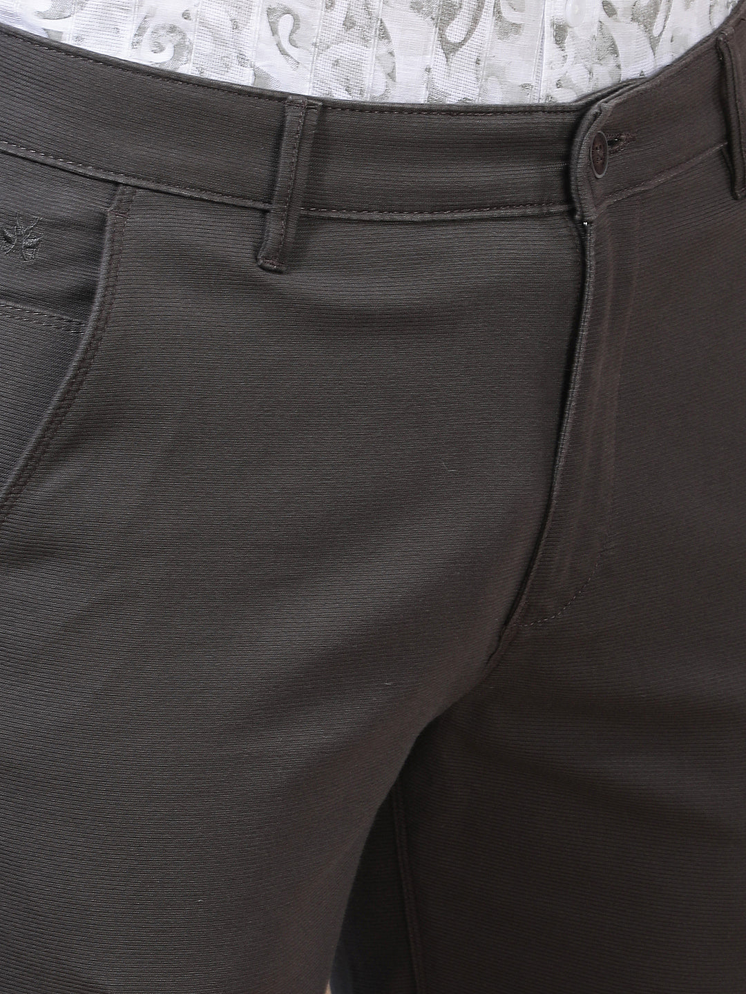 Luxe Forest Olive Straight Trousers