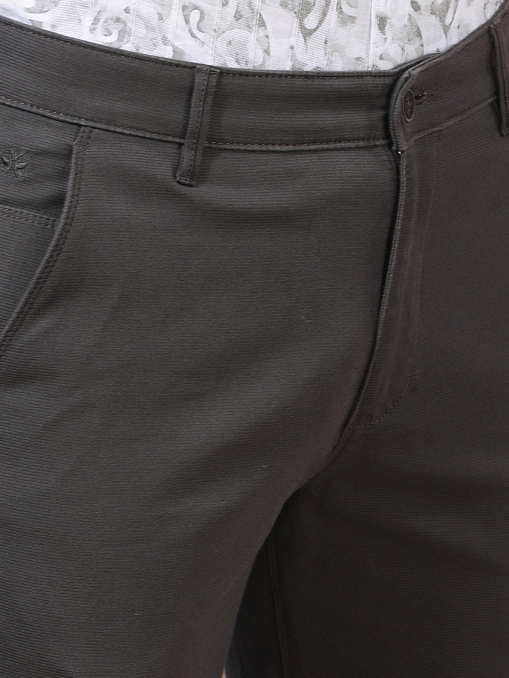 Luxe Forest Olive Straight Trousers