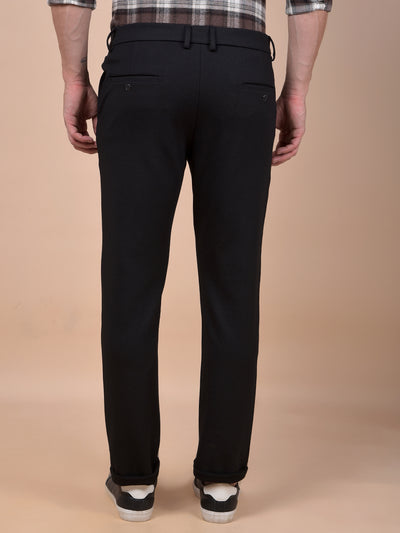 Navy Blue Printed Trousers
