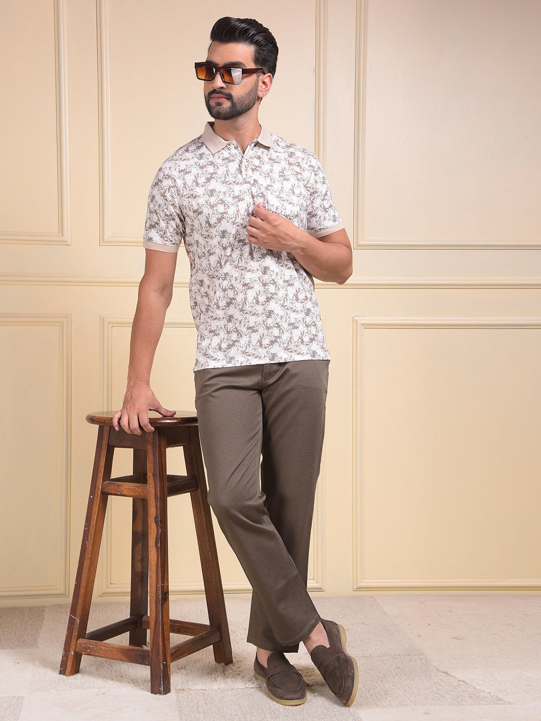 Olive Mist Slim Trousers