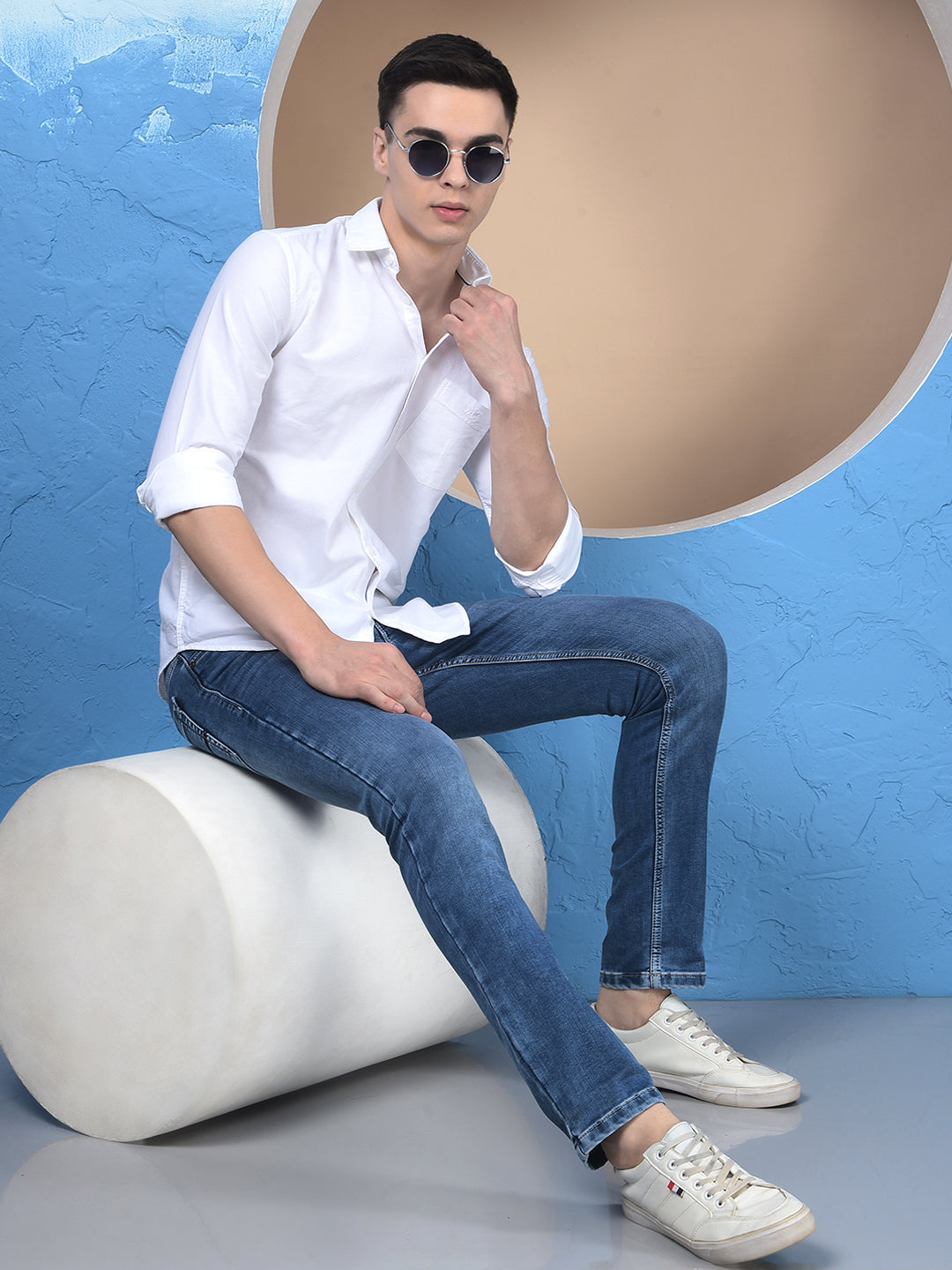 Blue Jeans-Men Jeans-Crimsoune Club