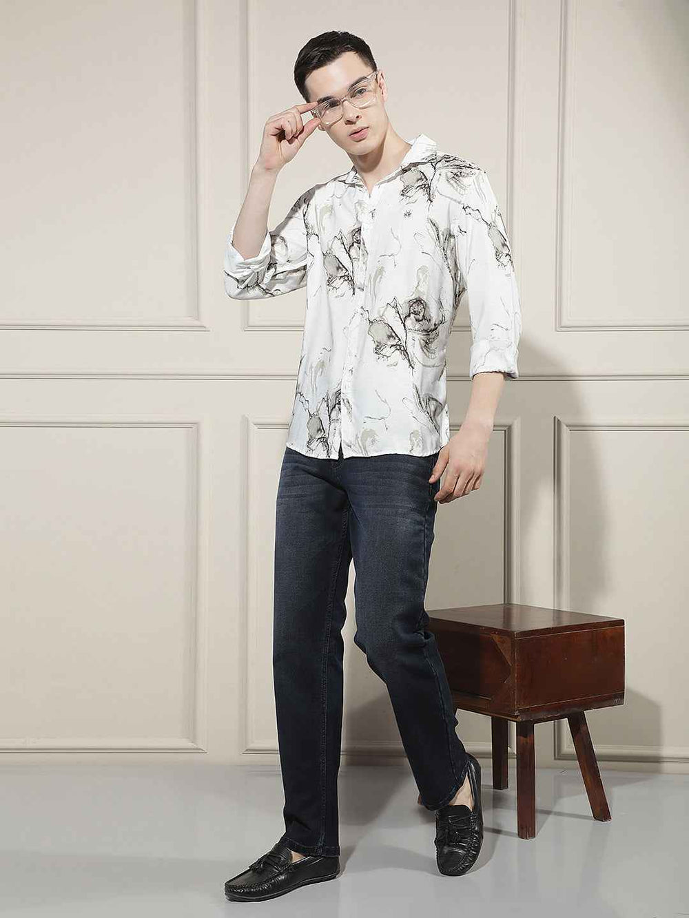 Indigo Blue Straight Jeans