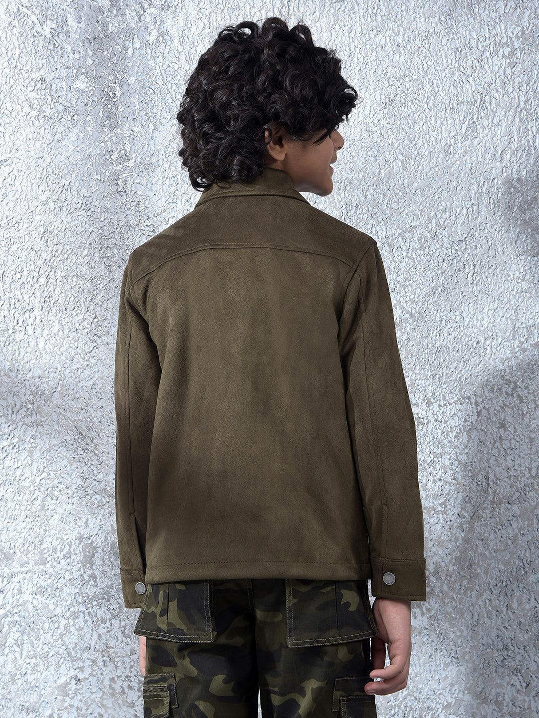 Vivid Olive Luxe Shacket