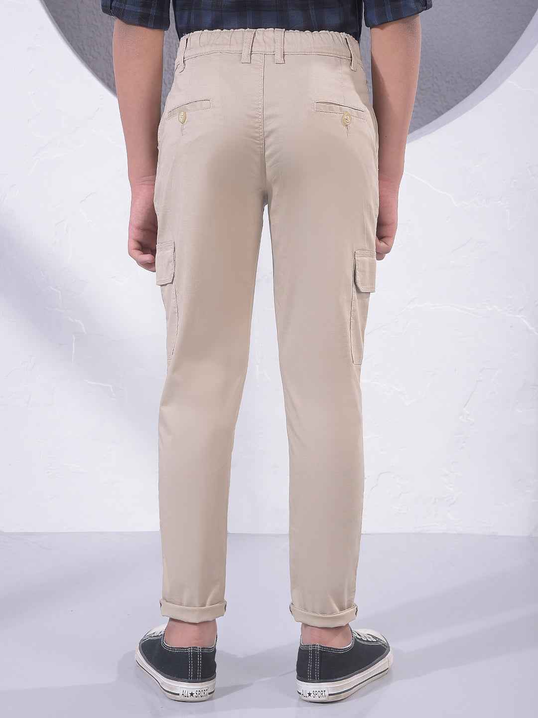 Khaki Cargo Trousers