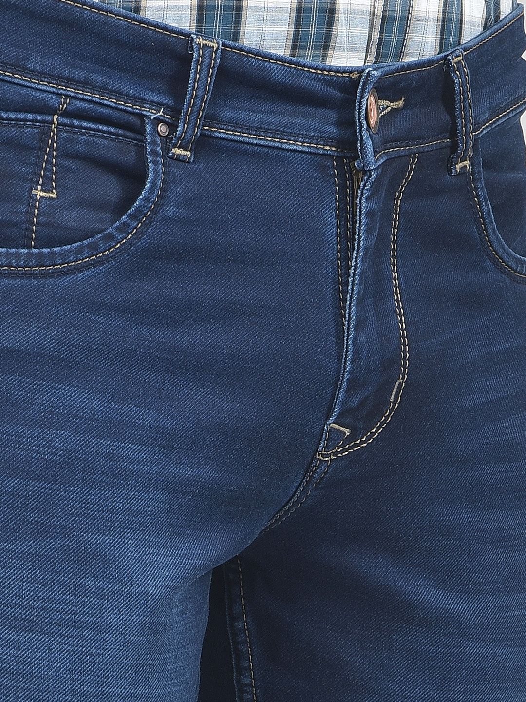 Urbanedge Slim Dark Wash Blue Jeans