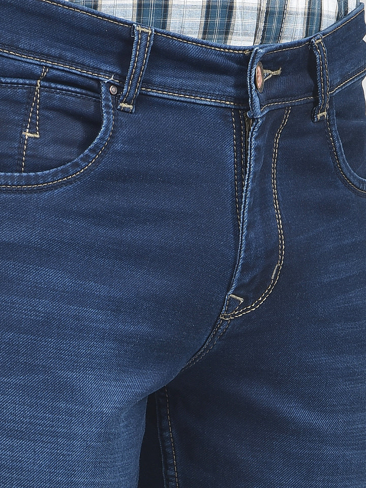 Urbanedge Slim Dark Wash Blue Jeans