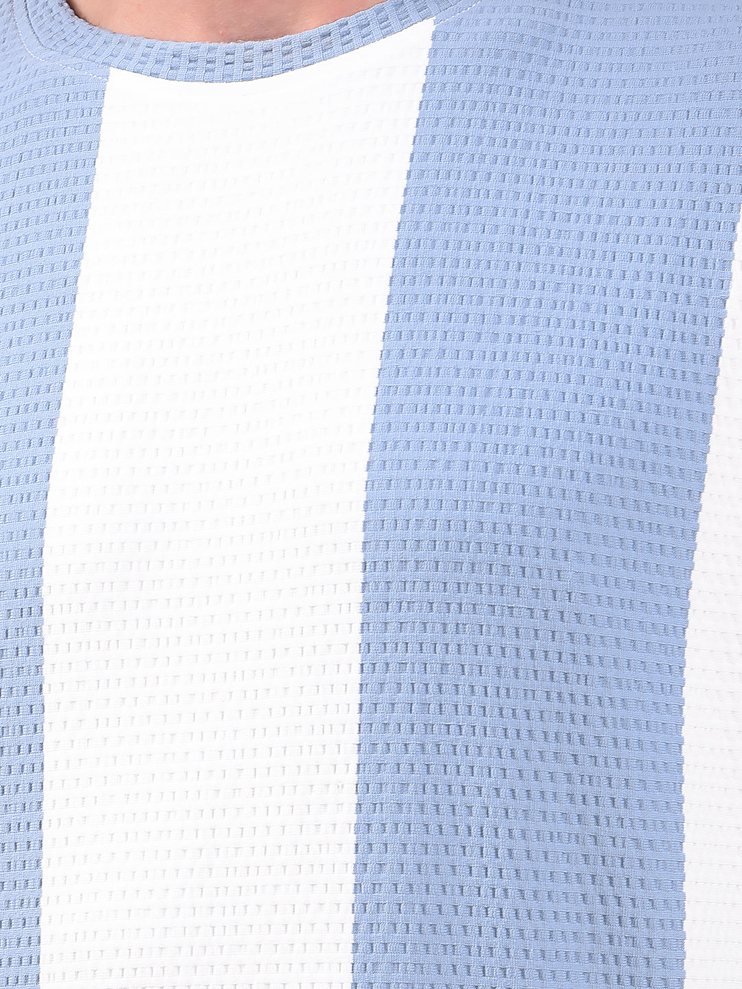 Blue Vertical Stripes Sweatshirt