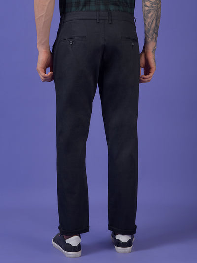 Black Printed Trousers