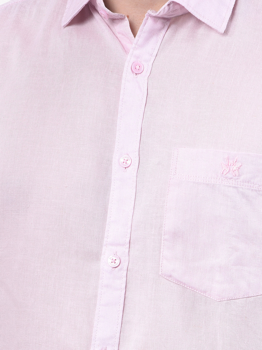 Soft Rose Linen Essentials Shirt