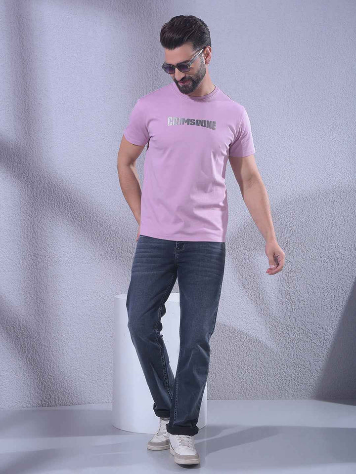 Pink Brand Logo T-Shirt
