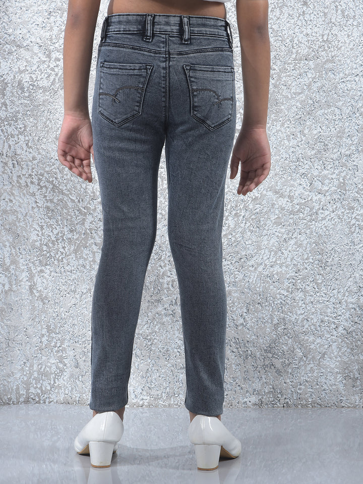 Sleek Grey Skinny Jeans