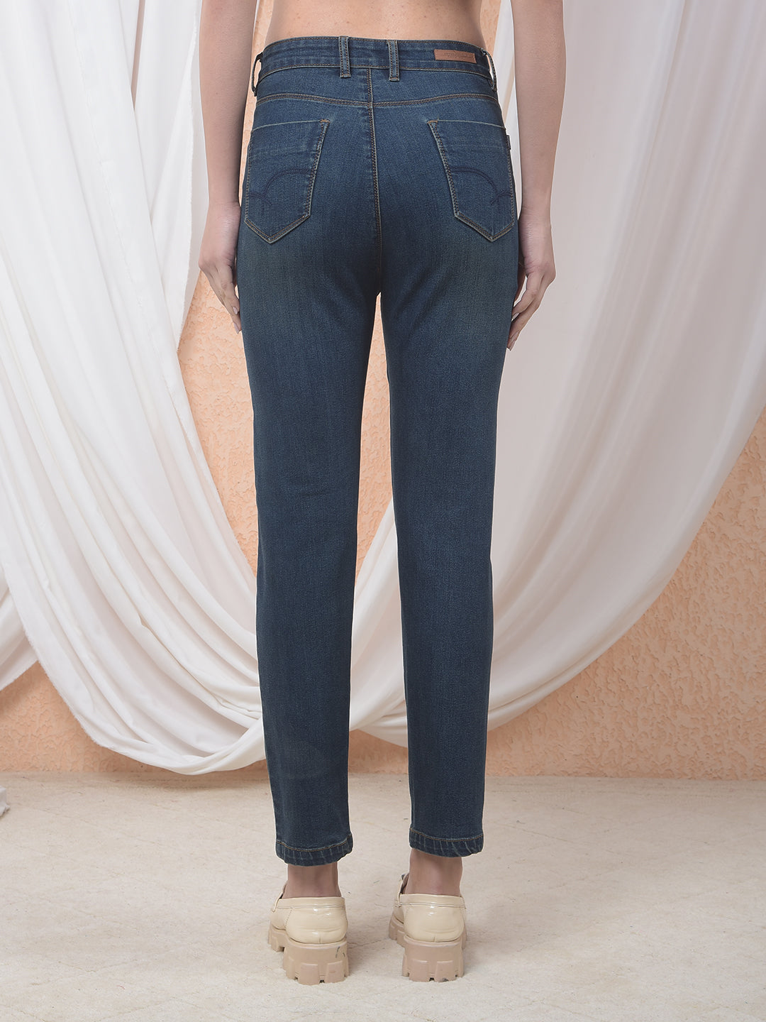 Indigo Blue Straight Jeans