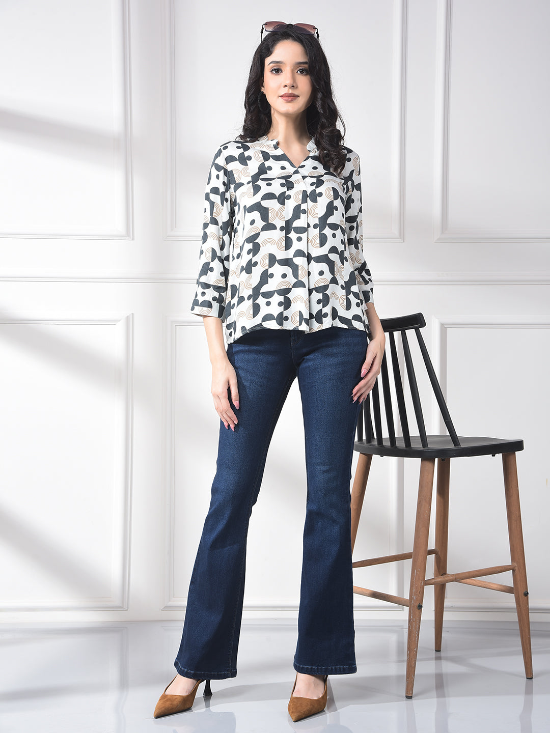 Streamlined Blue Bootcut Jeans