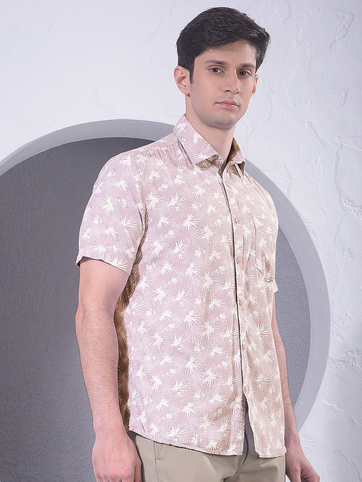 Bold Purple Printed Shirt