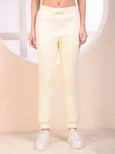 Soft Fleece Cream Jogger