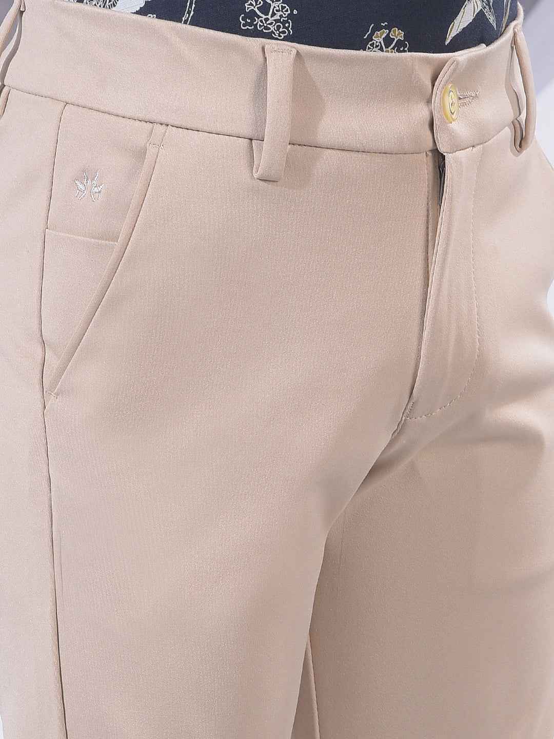Light Beige Daily Trousers