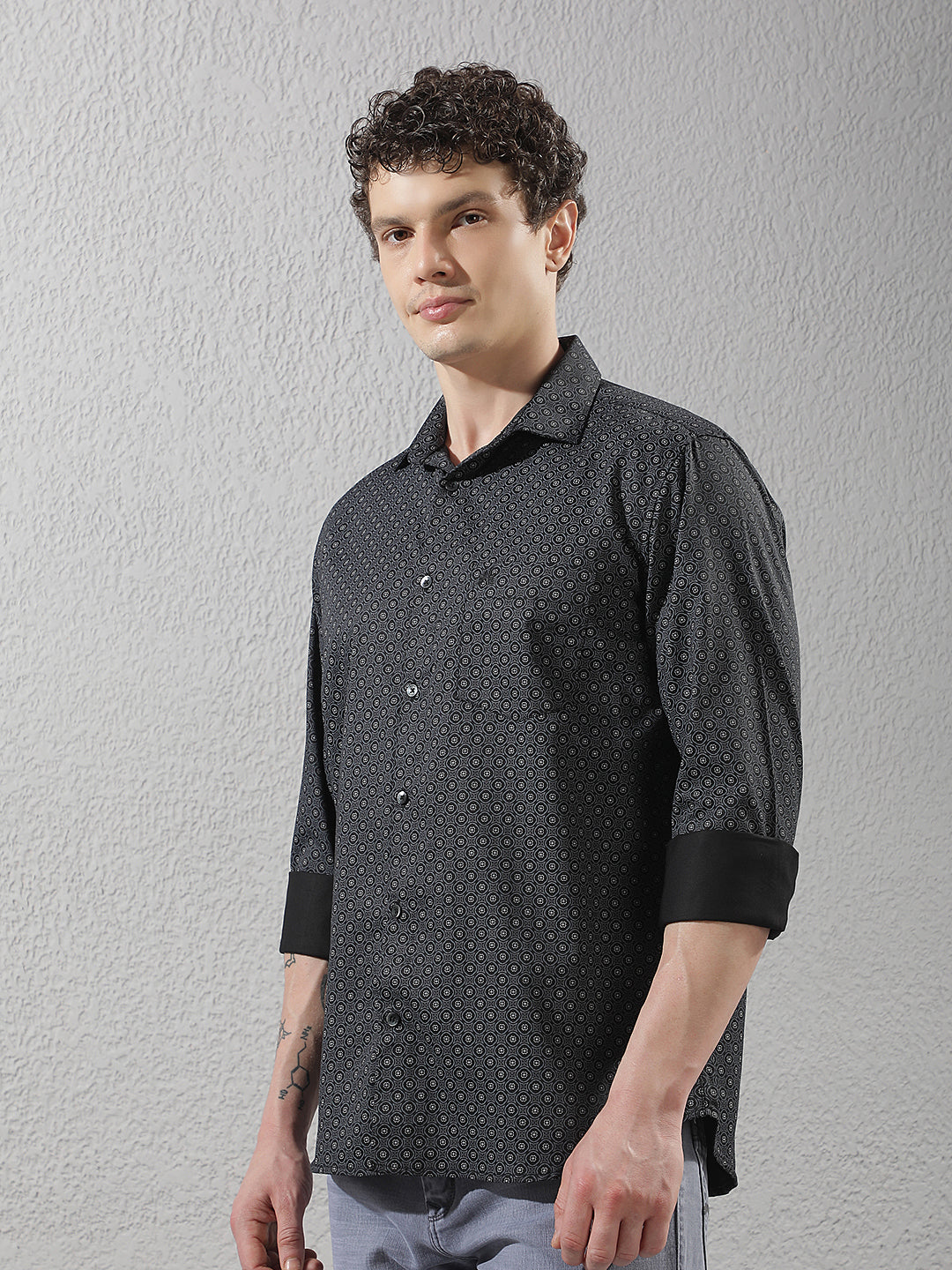 Black Polka Dots Shirt