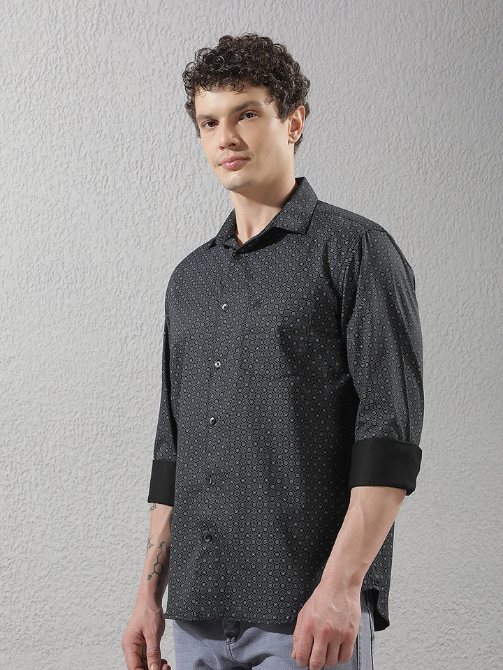 Black Polka Dots Shirt