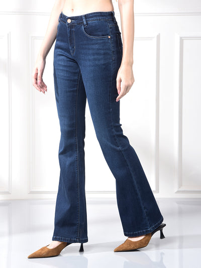 Streamlined Blue Bootcut Jeans