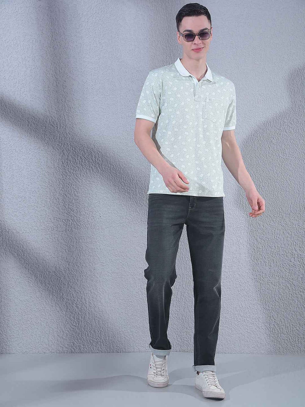 Green Printed T-Shirt