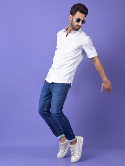 Navy Blue Skinny Jeans
