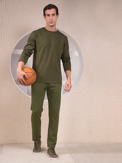Olive Cotton Trackpants