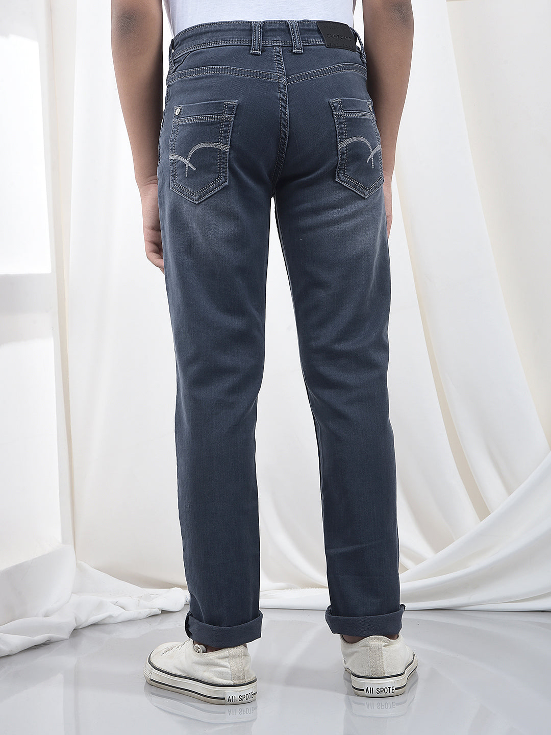  Lush Slim Fit Navy Blue Jeans