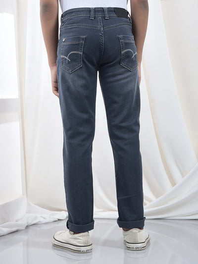  Lush Slim Fit Navy Blue Jeans