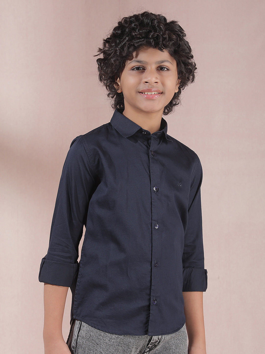 Blue 100% Cotton Shirt