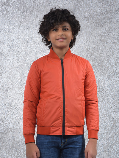 Black Reversible Bomber Jacket