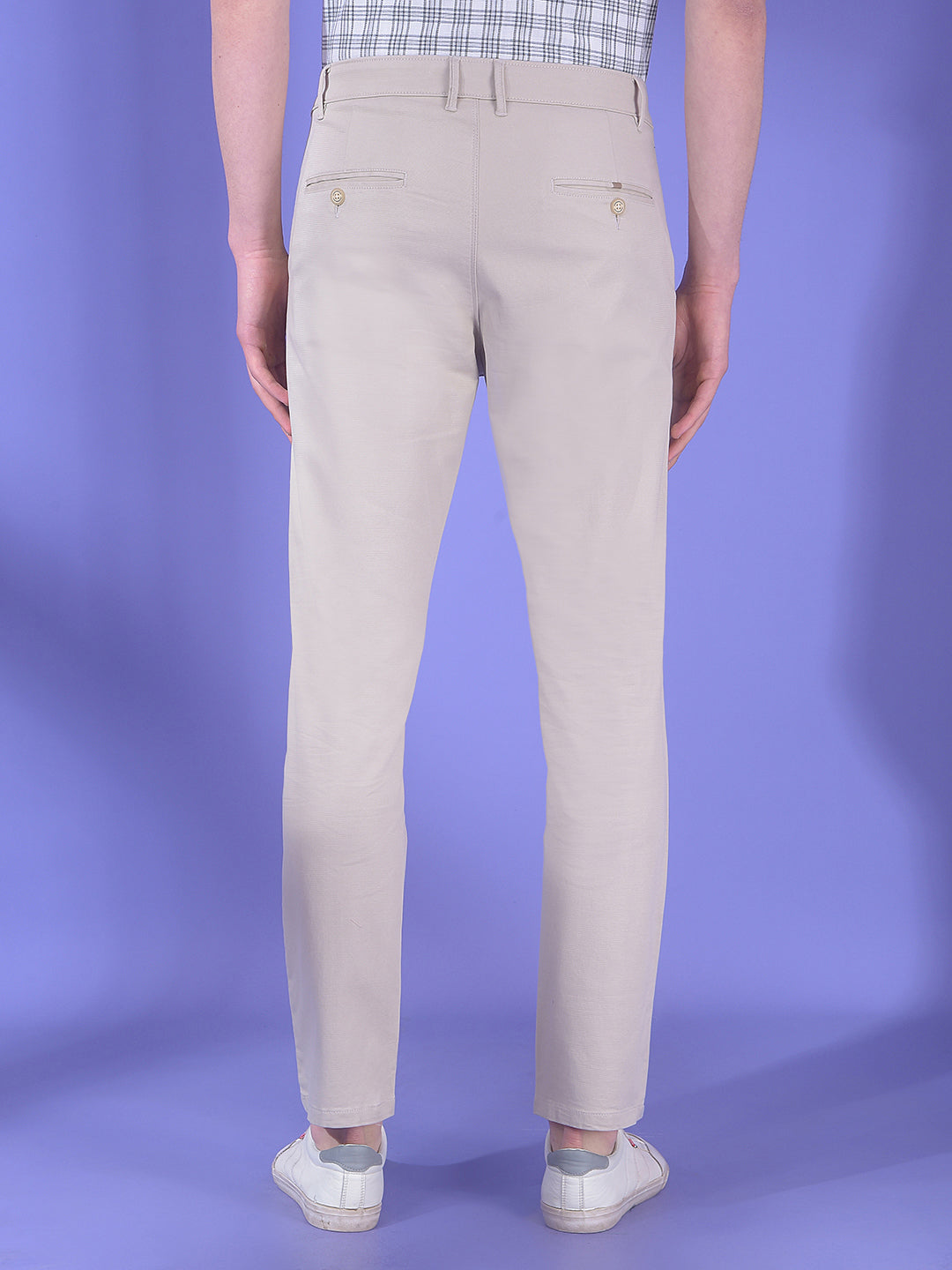 Sandstone Beige Chino Trousers