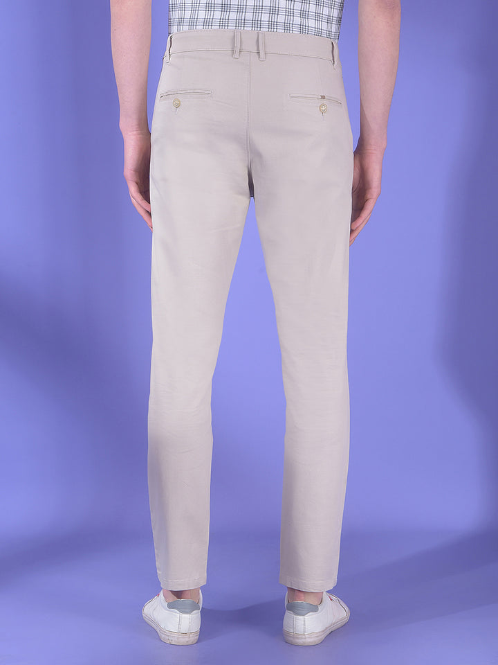 Sandstone Beige Chino Trousers