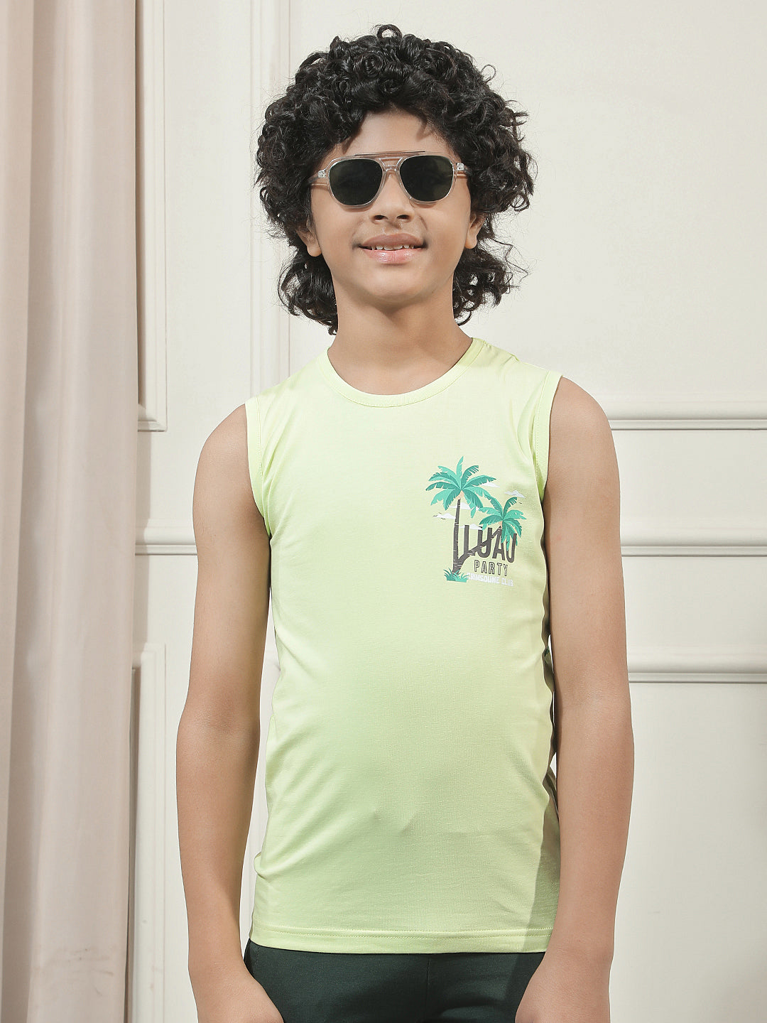 Green Typographic T-Shirt