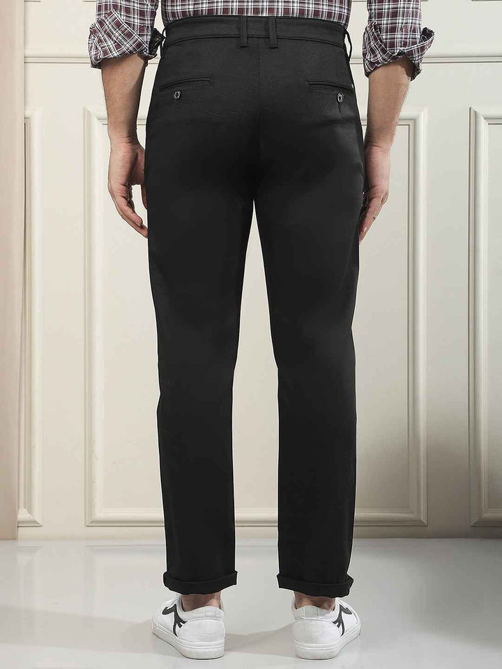Smooth Black Trousers