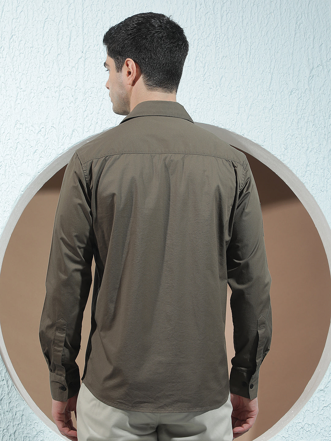 Grey Double Pocket Shirt