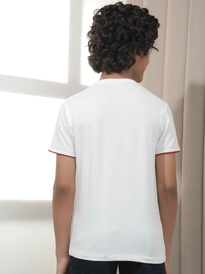 White Graphic Print T-Shirt