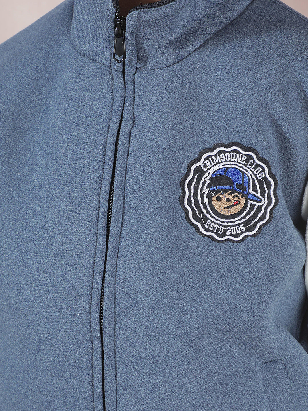 Streetline Blue Varsity Jacket