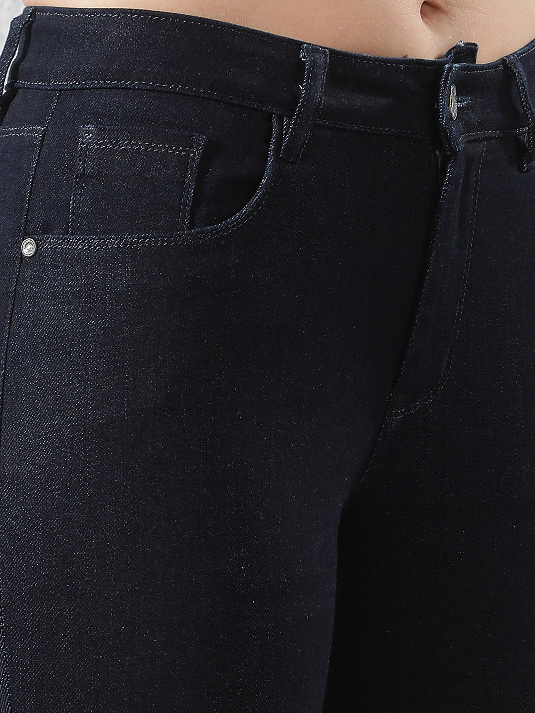 Navy Blue Bootcut Jeans