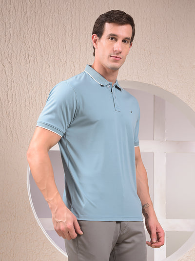 Dapper Blue Polo Neck T-Shirt
