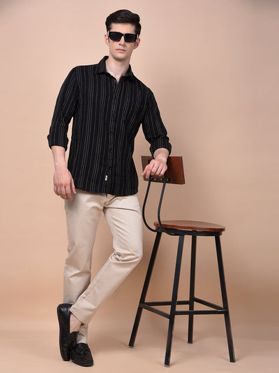 Stonebeige Urban Fit Dobby Trousers