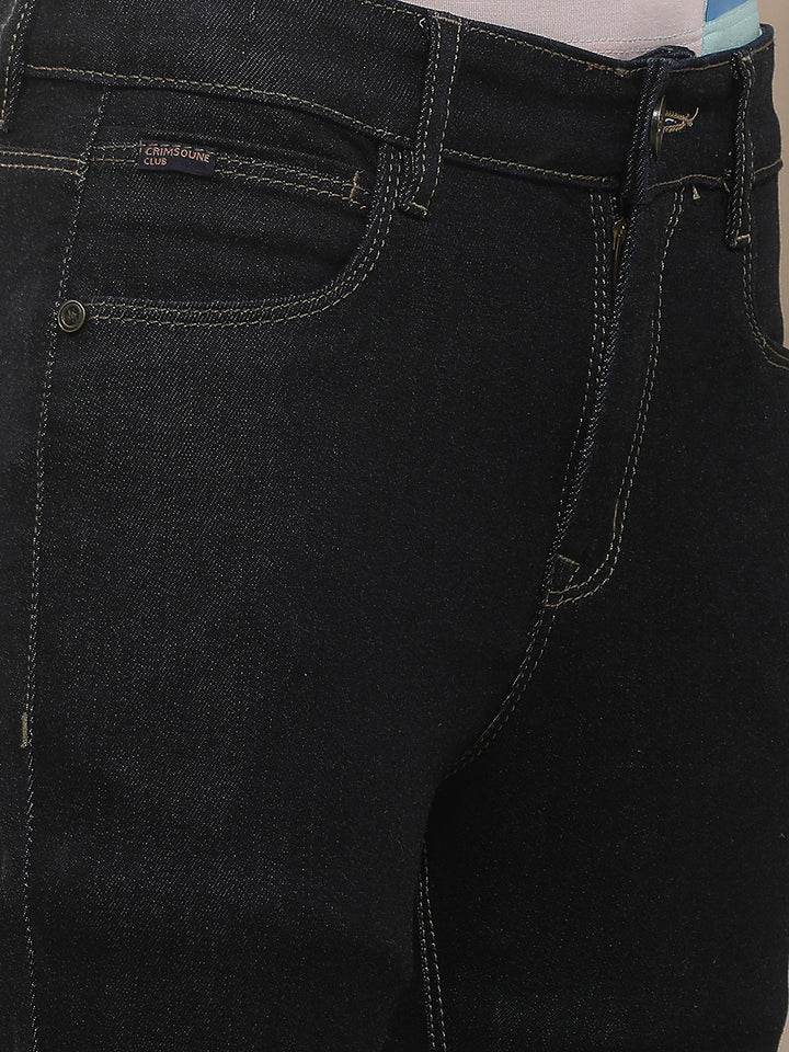 Navy Blue Bootcut Jeans