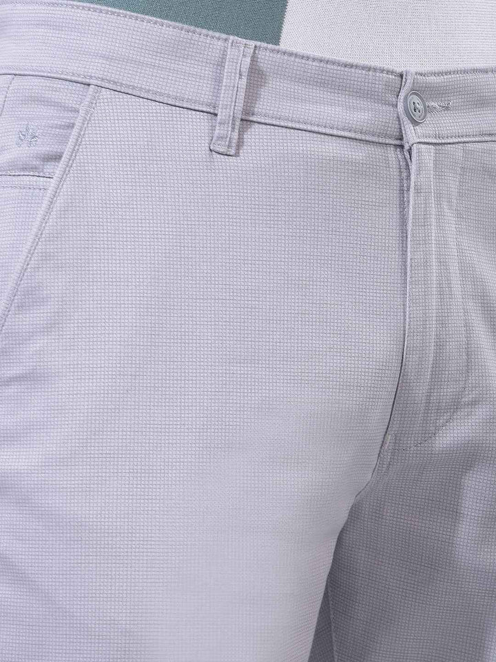 Grey Printed Trousers