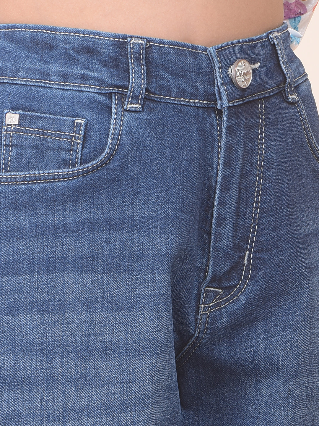 Tailored Coastal Blue Straight Jeans