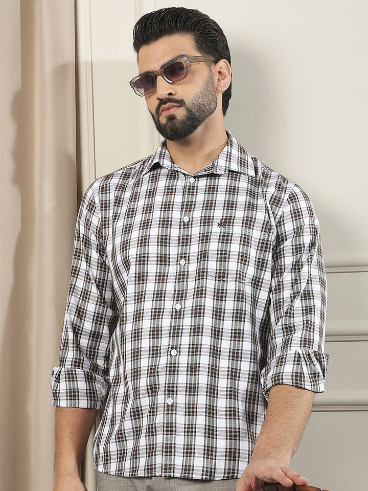 Urban Midnight Black Checked Shirt
