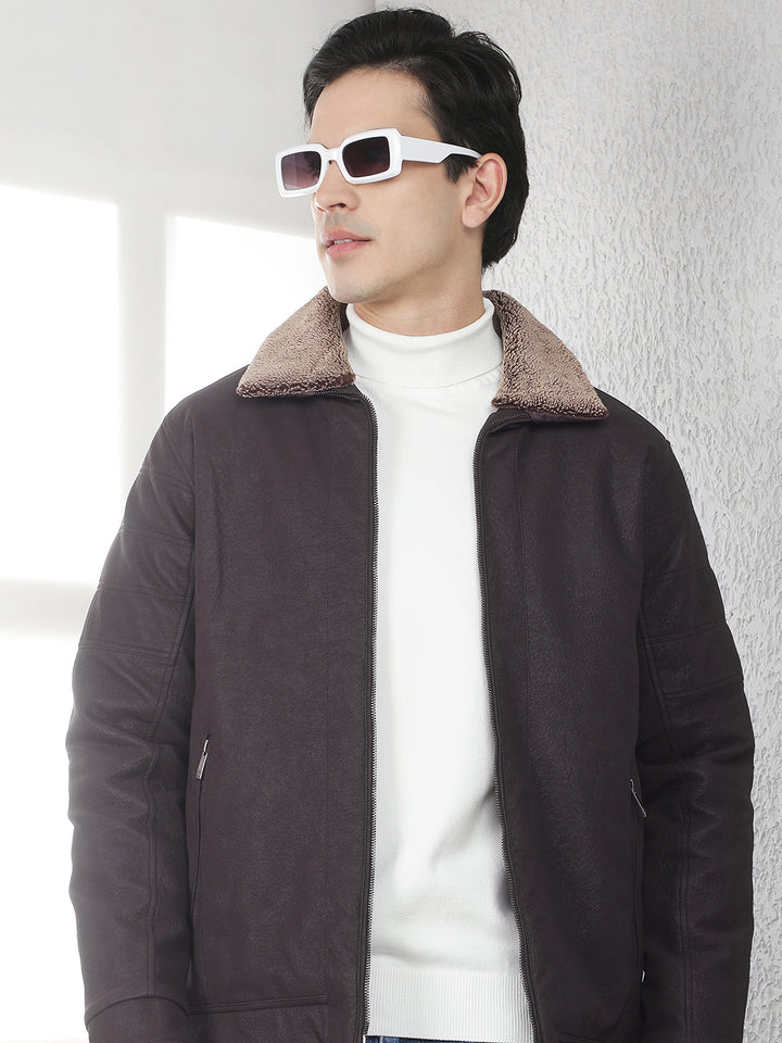 Brown Sherpa Style Jacket